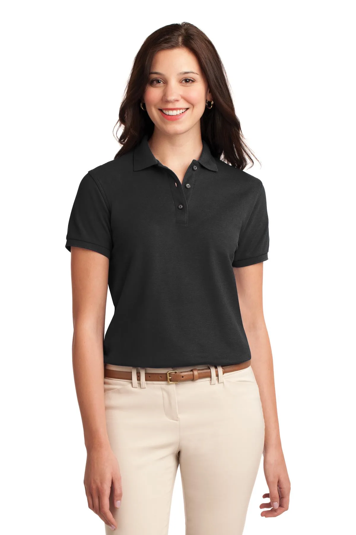 Port Authority® Women's Silk Touch™ Polo. view 2