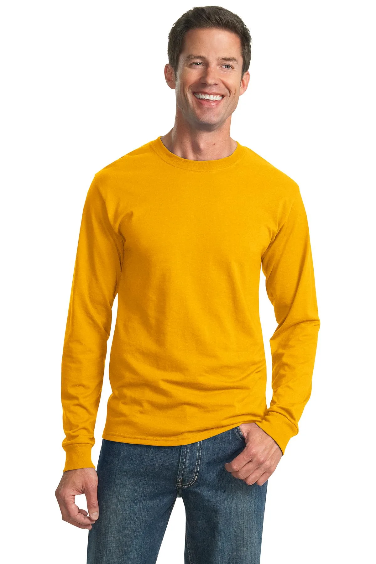 Jerzees® - Dri-Power® 50/50 Cotton/Poly Long Sleeve T-Shirt. view 4