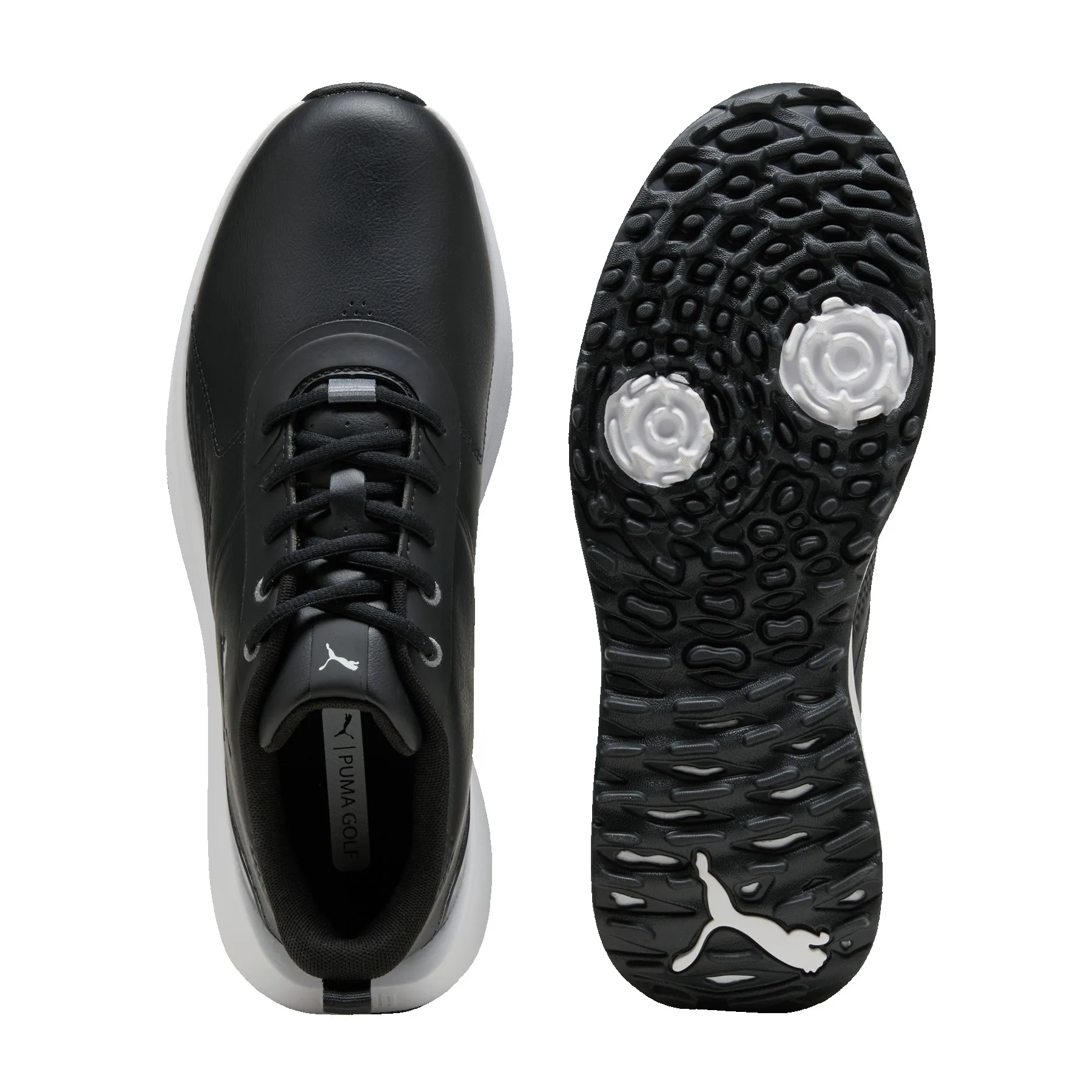 Puma FUSION Grip 6 EVO Golf Shoes - Puma Black/Puma Silver