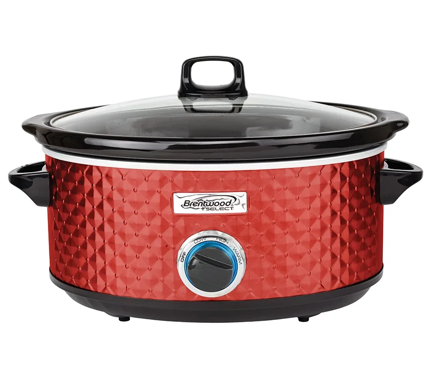 Select® 7 Quart Red Slow Cooker