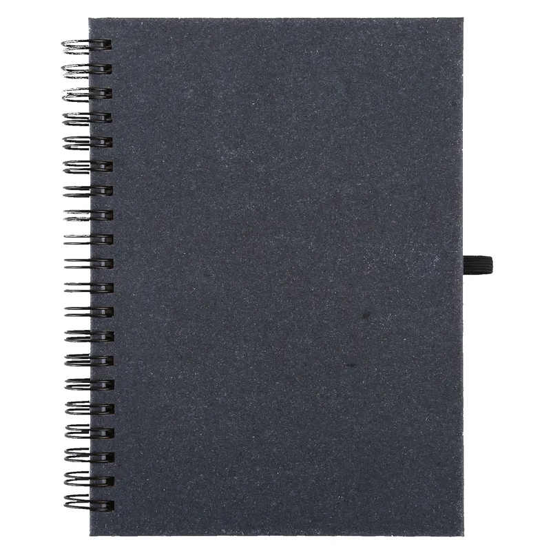 Bonded Leather Spiral Notebook W/FSC Recycled Paper (5" x 7")