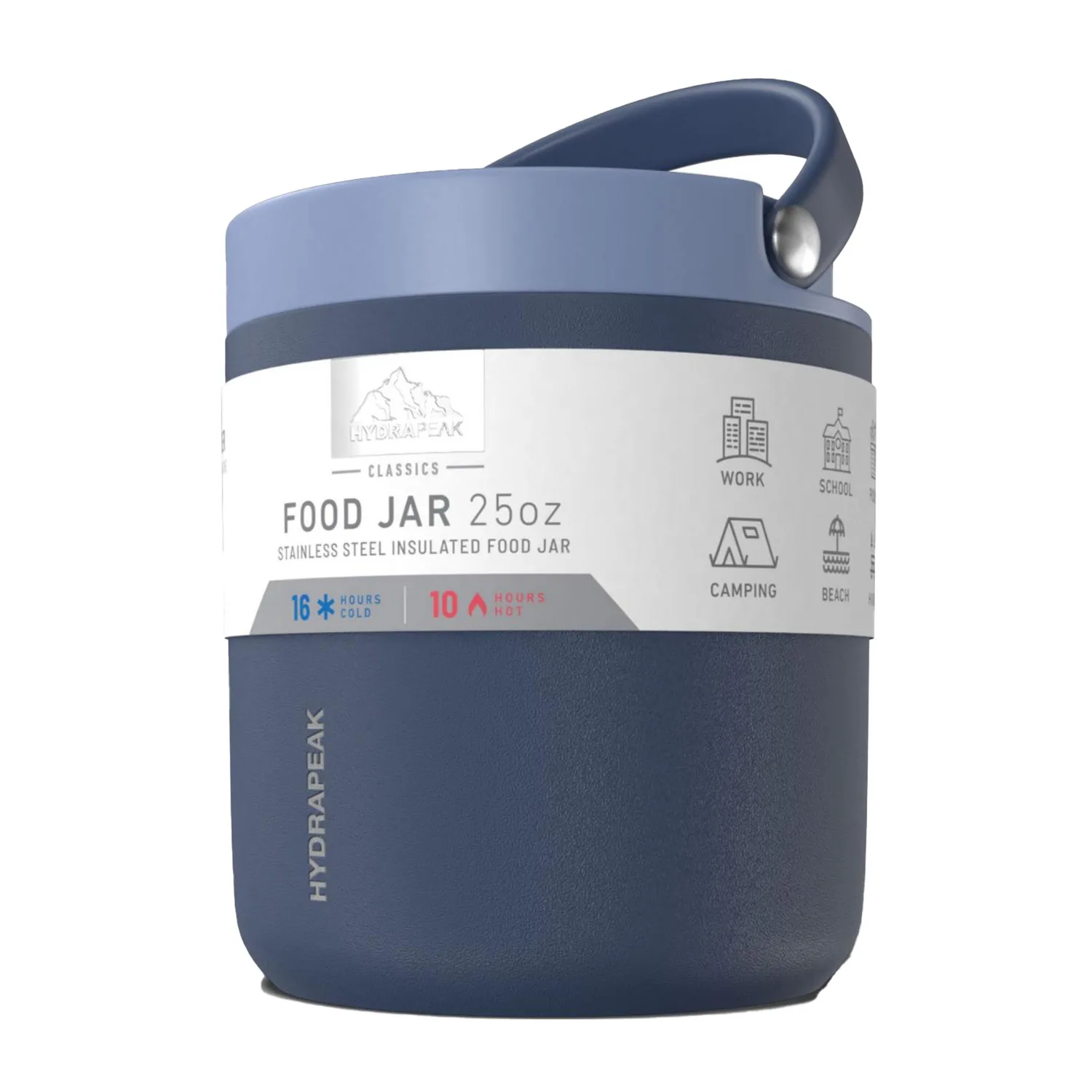 25 oz Hydrapeak® Stainless Steel Insulated Thermos Food Jar view 6