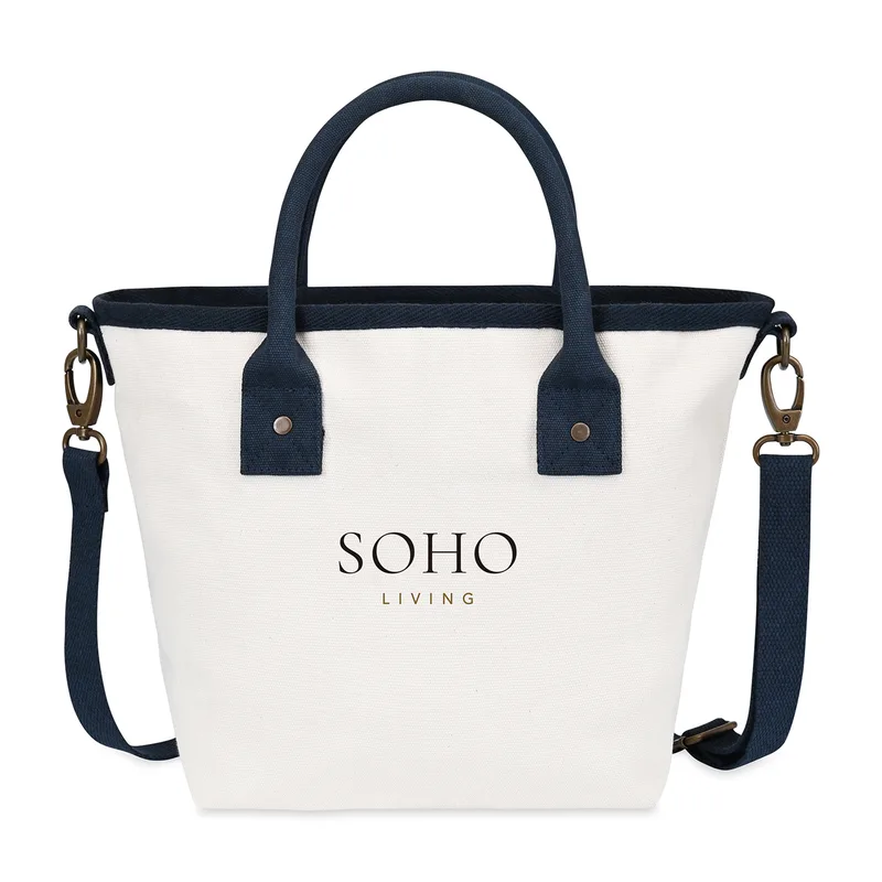 Mini Market Street Crossbody Tote - Navy