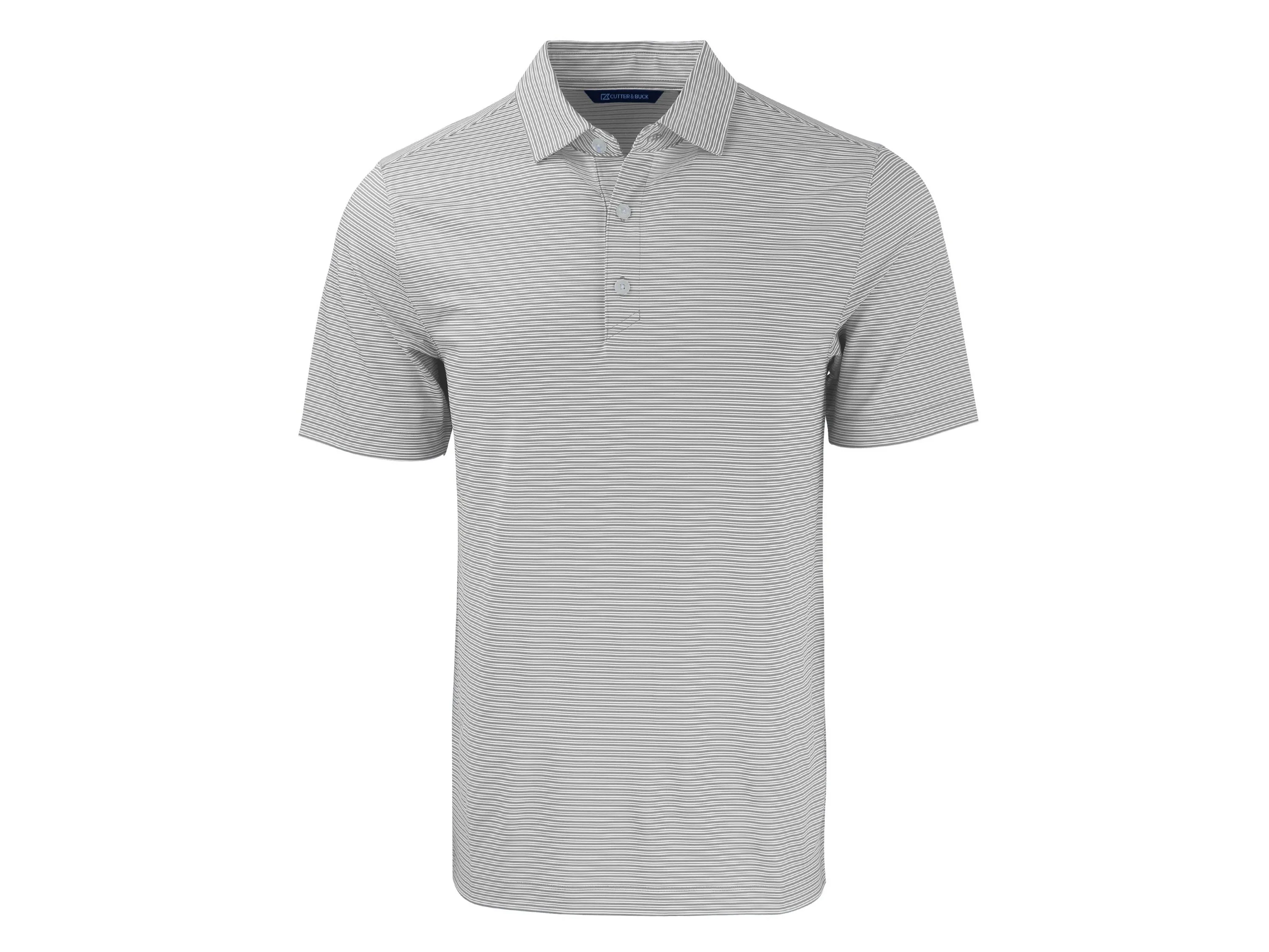 Cutter & Buck Forge Eco Double Stripe Stretch Recycled Mens Big &Tall Polo view 3
