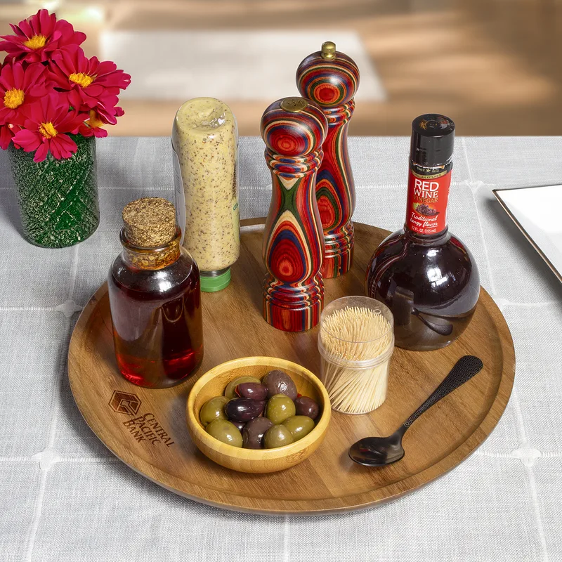 Acacia Lazy Susan view 3