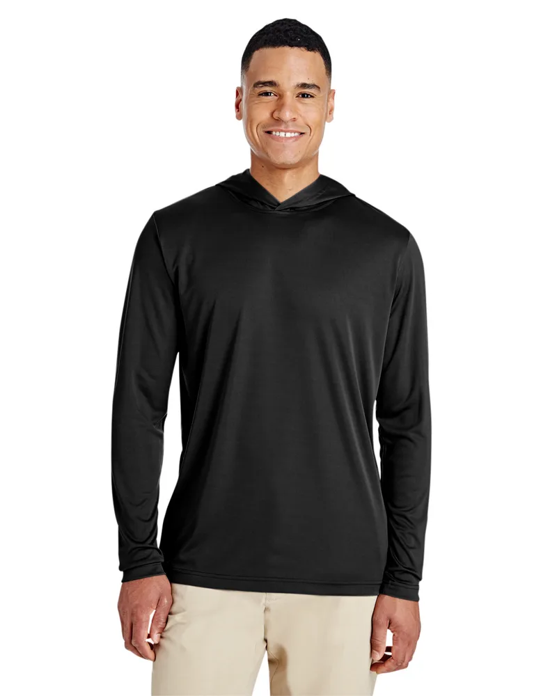 Team 365 Men's Zone Performance Long Sleeve Hooded T-Shirt