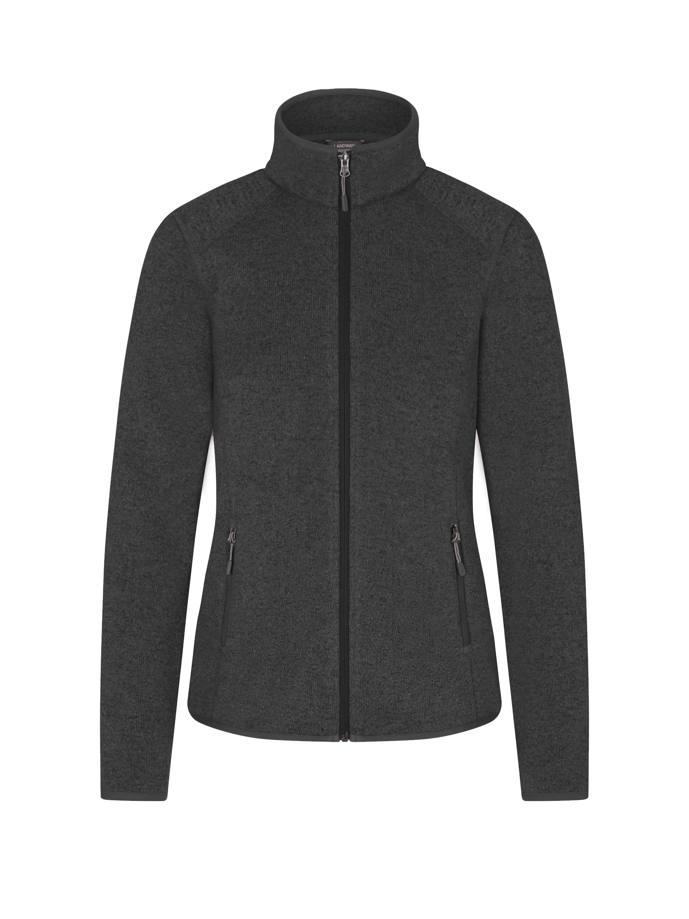 Ladies' Ashton Sweater-Knit Fleece Jacket view 5