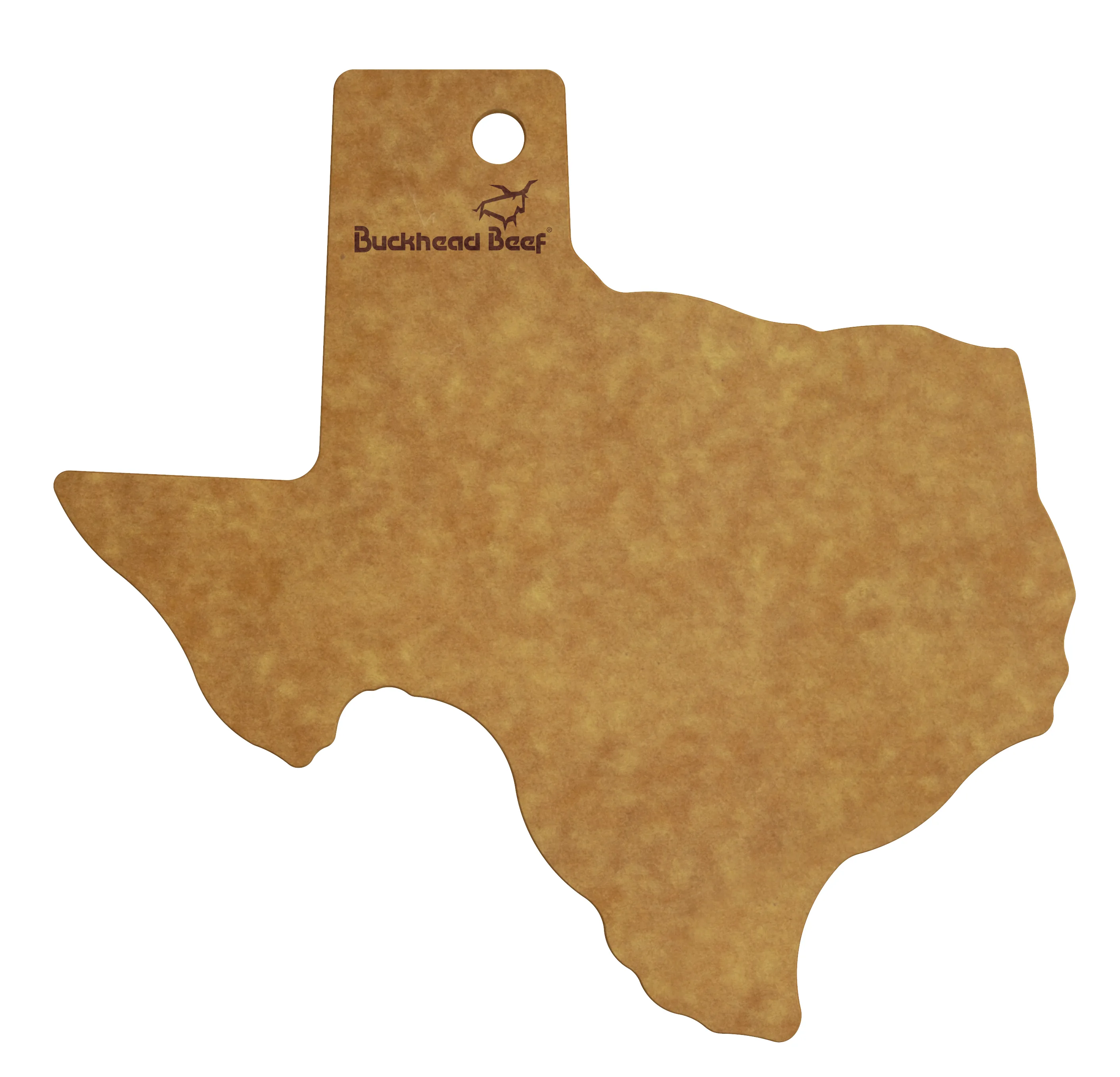 13 3/8" Vellum™ Texas Shaped Wood Paper Composite Serving & Cutting Board