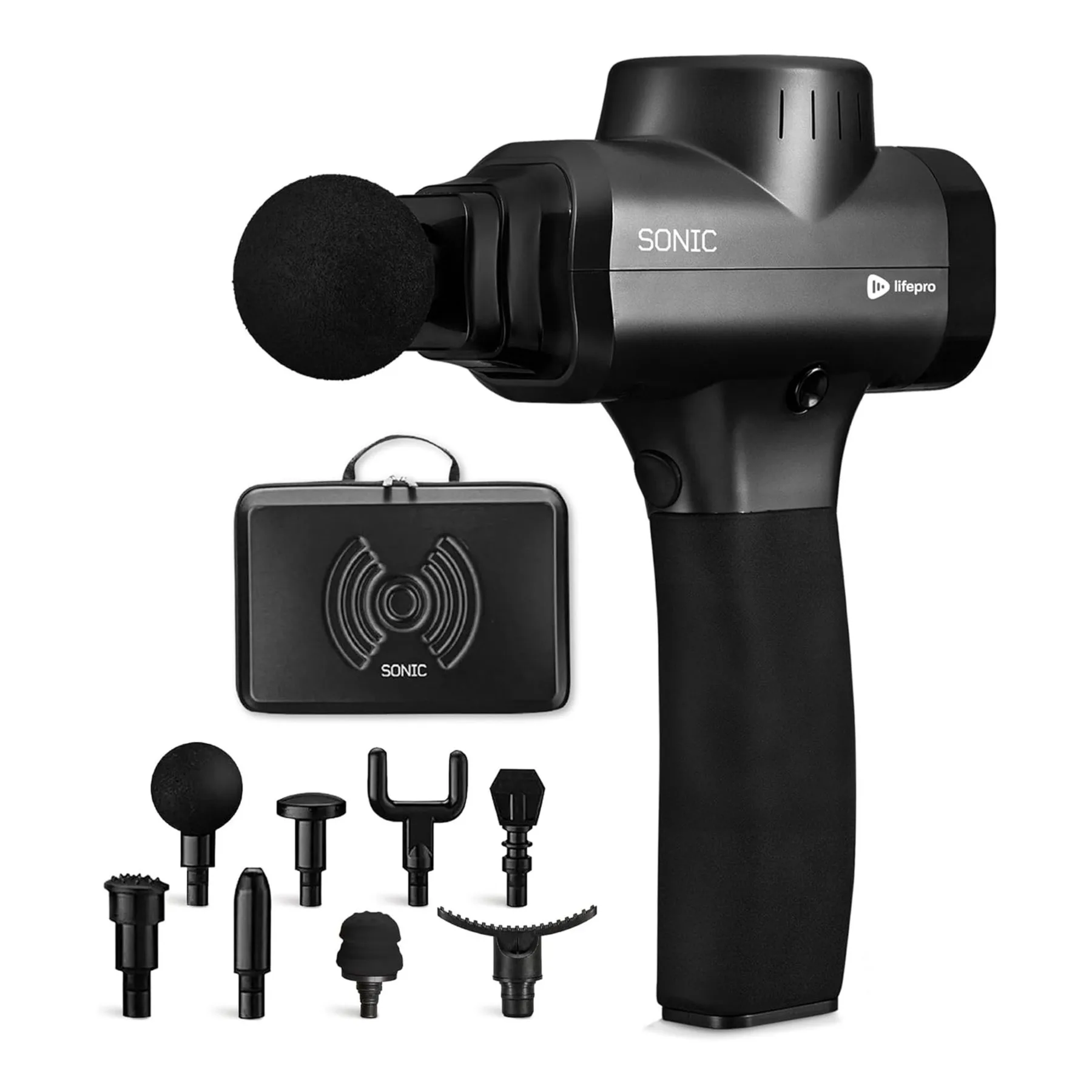 Lifepro Sonic Portable Deep Tissue Muscle Massager Gun