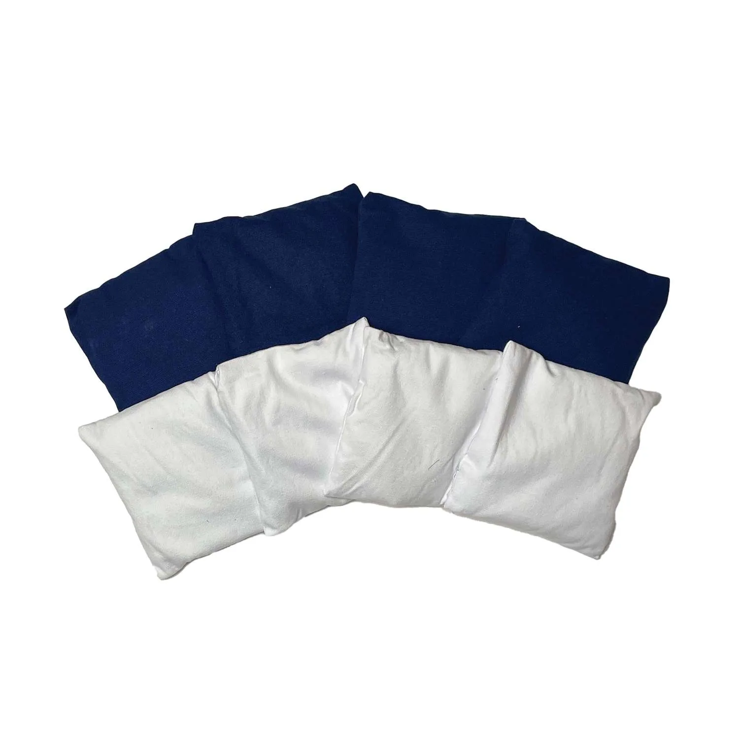 Portable Cornhole, 4 Navy & White Bean Bags view 3