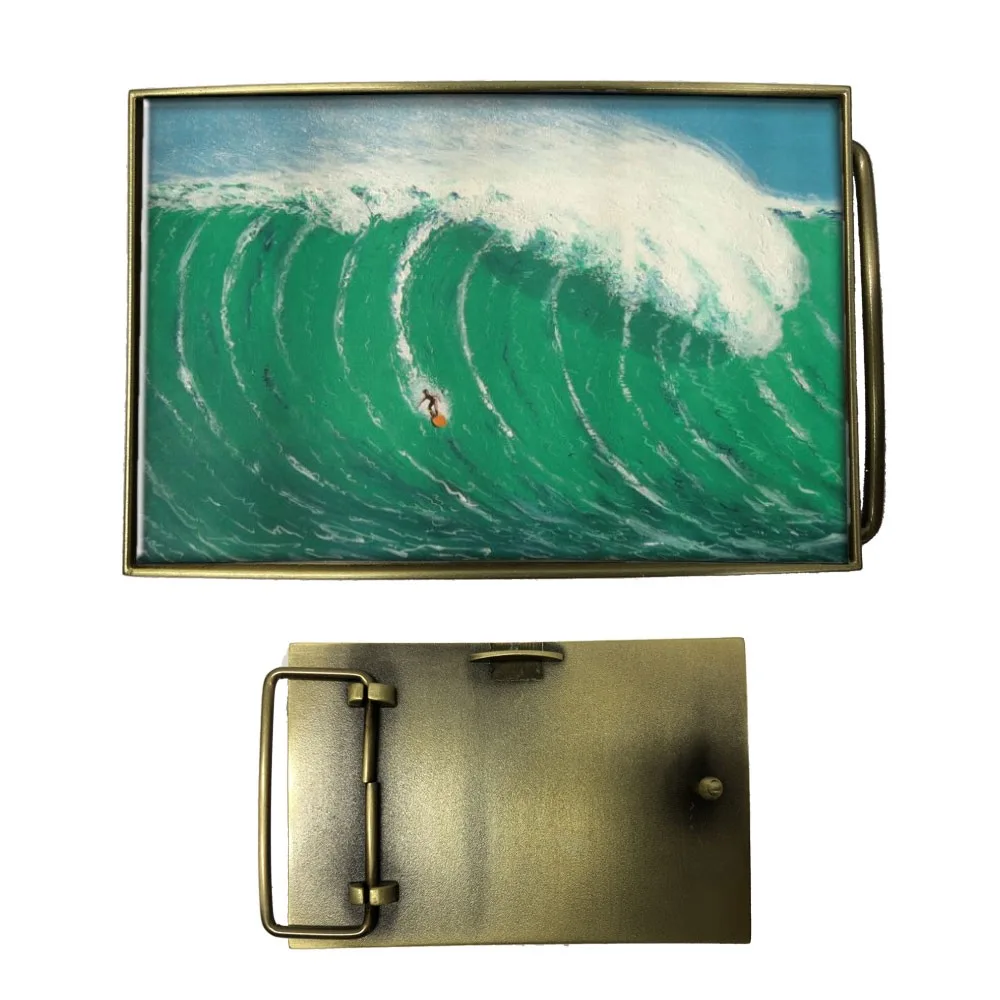 Vibraprint® Matte Rectangle Belt Buckle (3-3/4" x 2-1/2")
