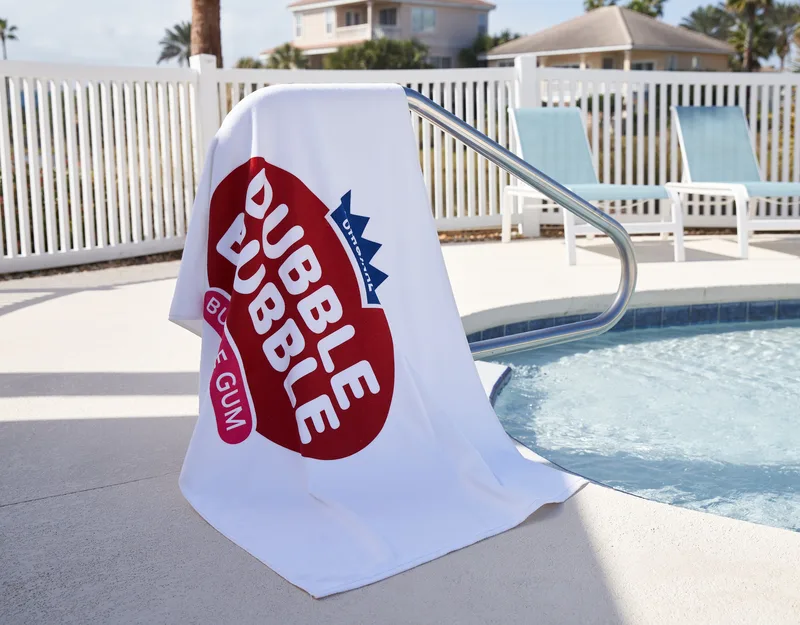 MaxxColor Deluxe White Beach Towel ( 35" x 60" )