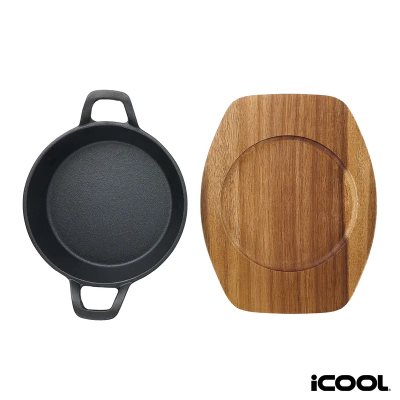 iCOOL Colter 7 Cast Iron Skillet view 2