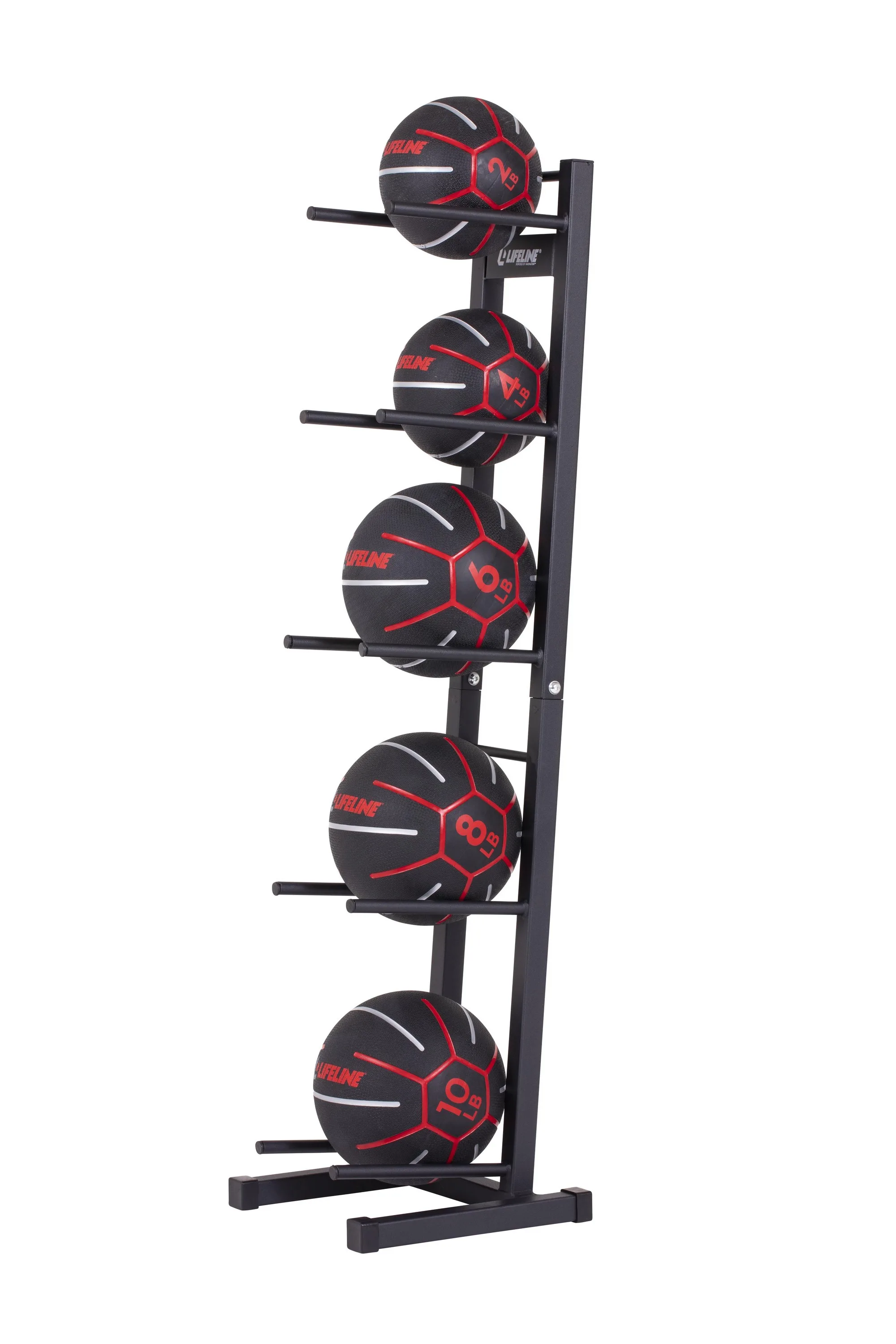 Lifeline Fitness - Medicine Ball Set W/Rack