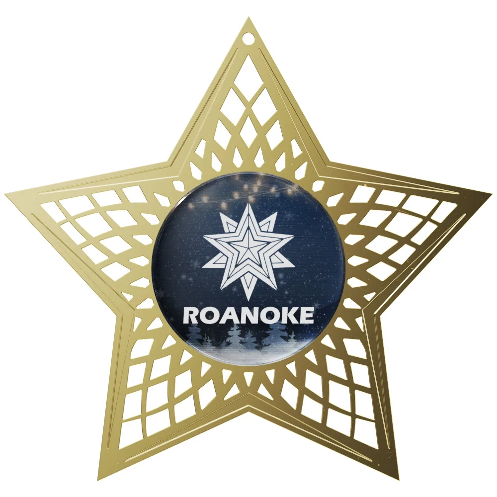 Vibraprint® Star Holiday Ornament (3")
