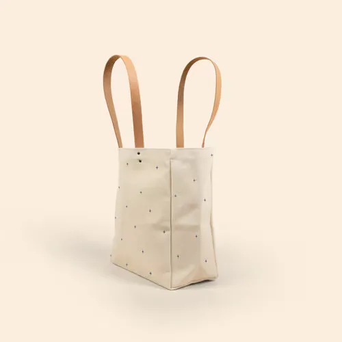 Natural Canvas Beige Blank Side