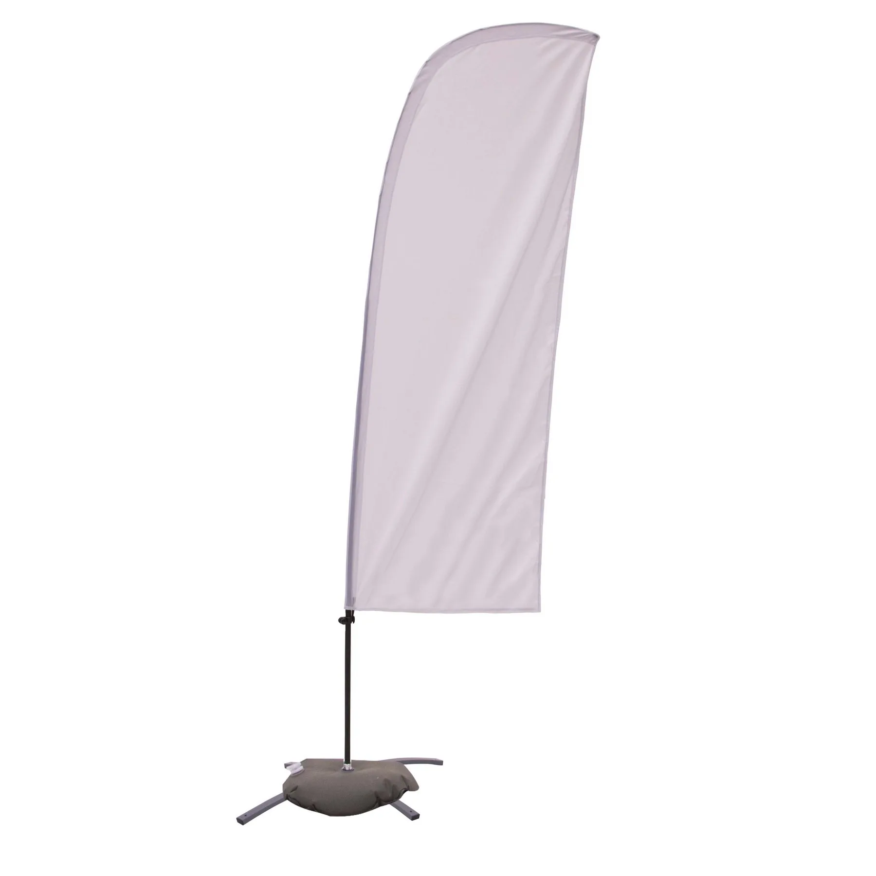 7.5' Value Blade Sail Sign Flag Kit Single-Sided CrossBase view 2