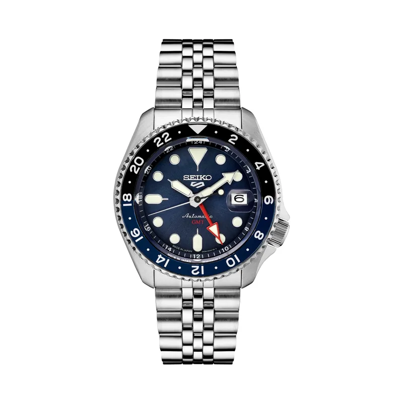Seiko Men's 5 Sports SKX Sports Style GMT Stainless Steel Watch
