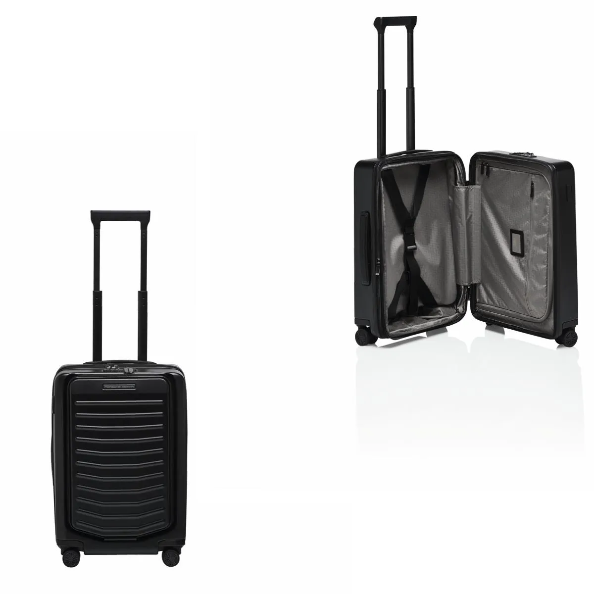 Bric's Porsche Roadster By Bric's 21" Expandable Spinner Luggage - Black Matte