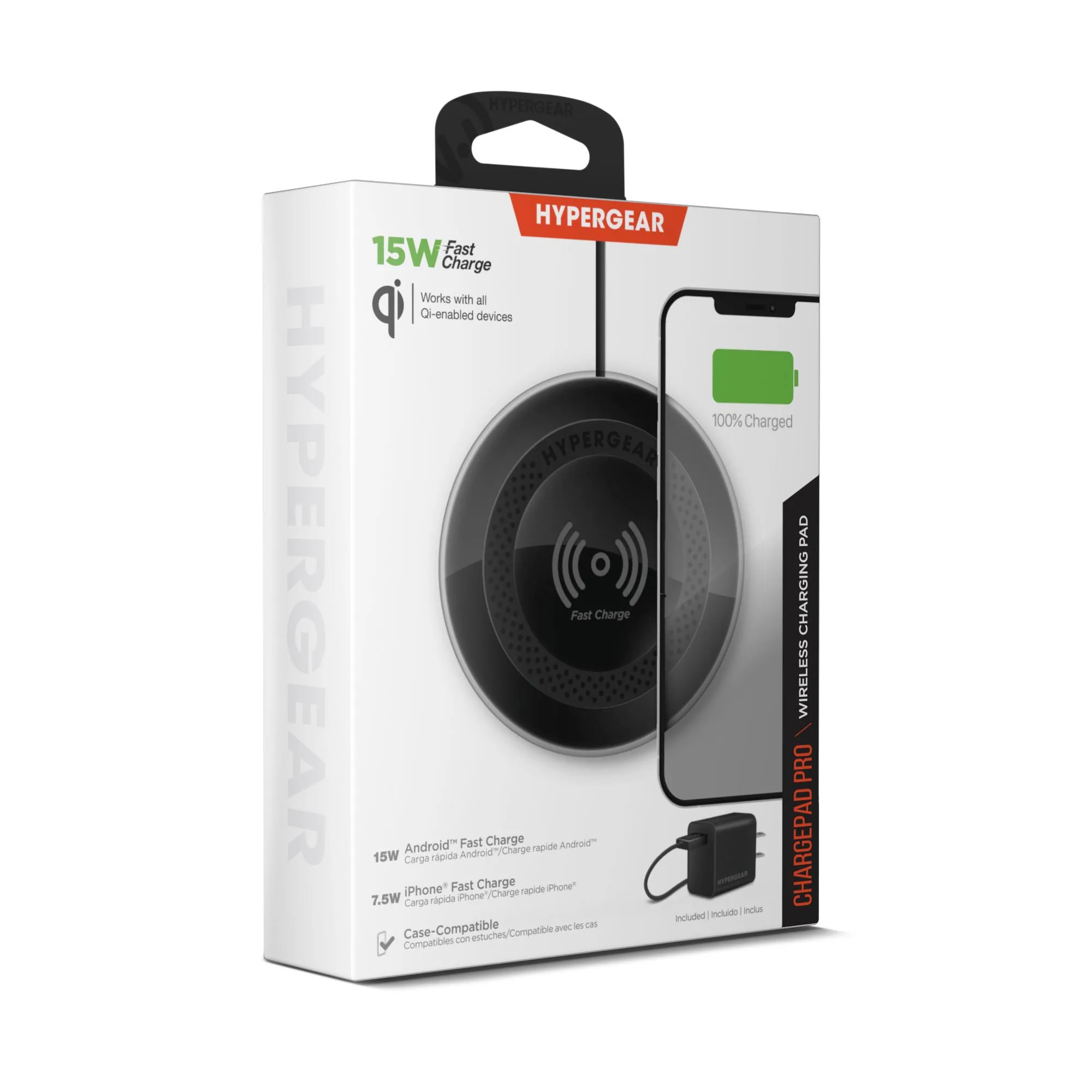 HYPERCEL Hypergear Chargepad Pro 15W Wireless Fast Charger With Usb-C Connector