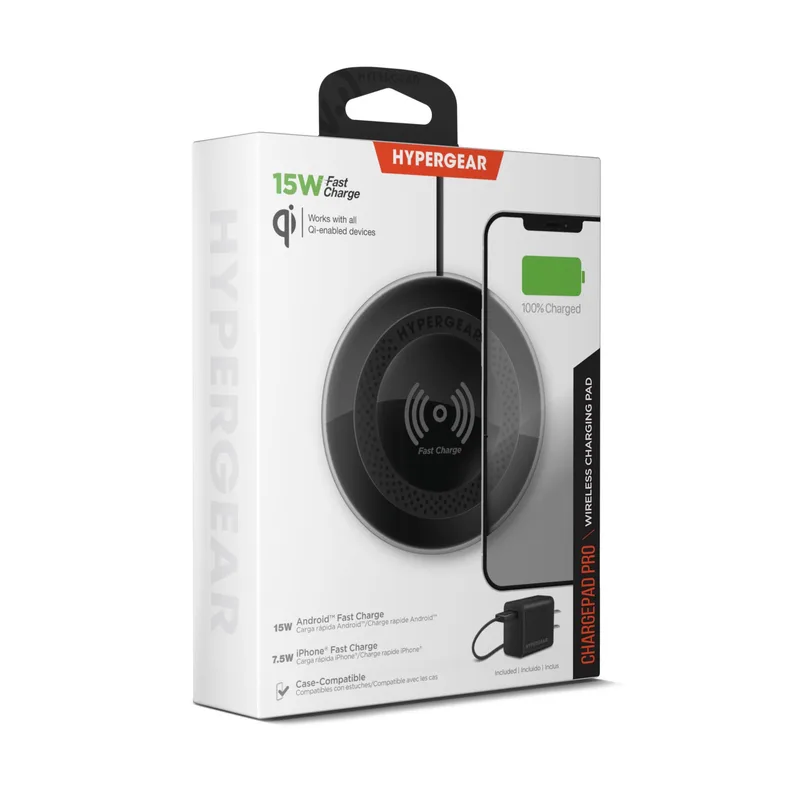 HYPERCEL Hypergear Chargepad Pro 15W Wireless Fast Charger With Usb-C Connector