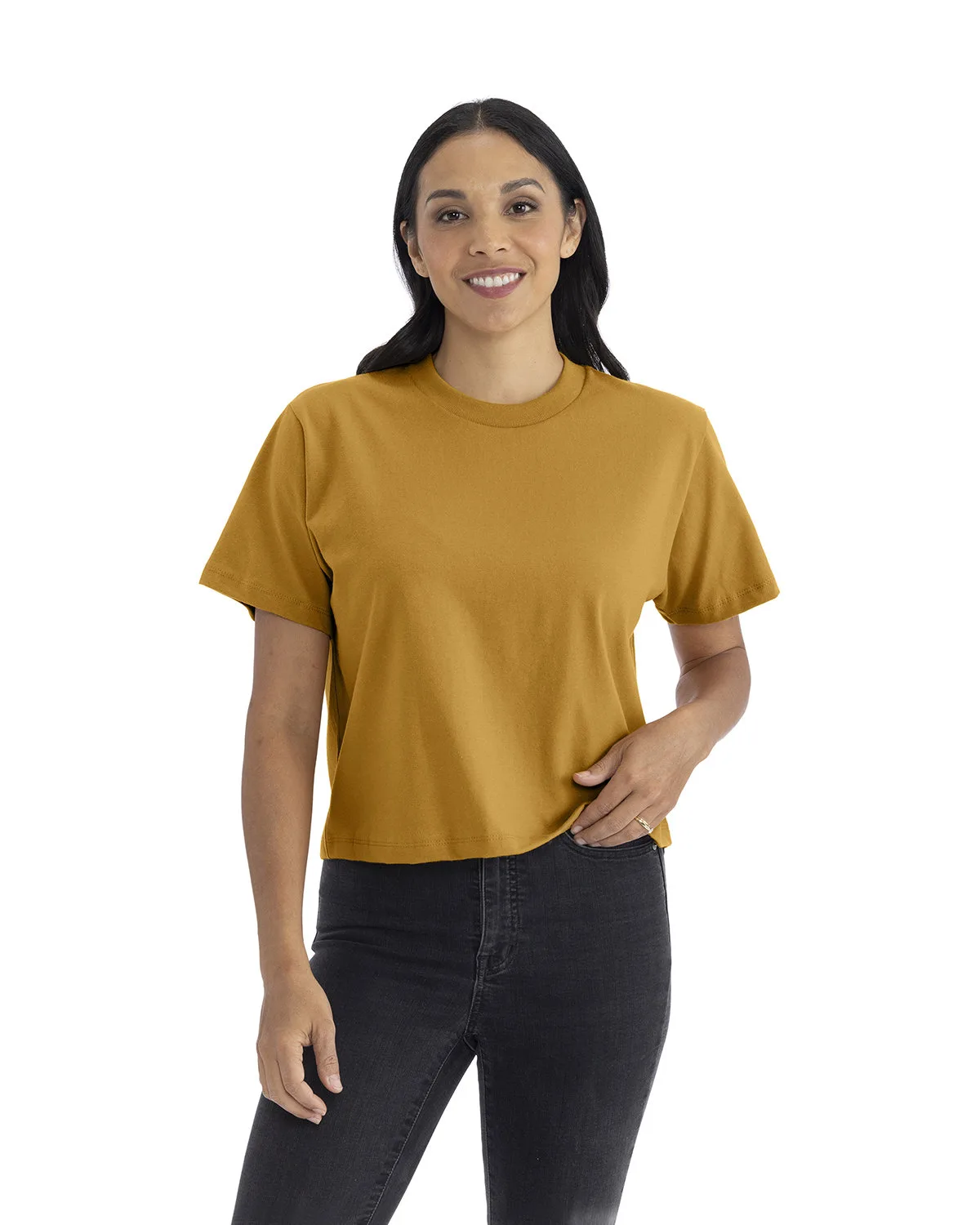 Next Level Apparel® Women's Heavyweight Short Sleeve Boxy T-Shirt