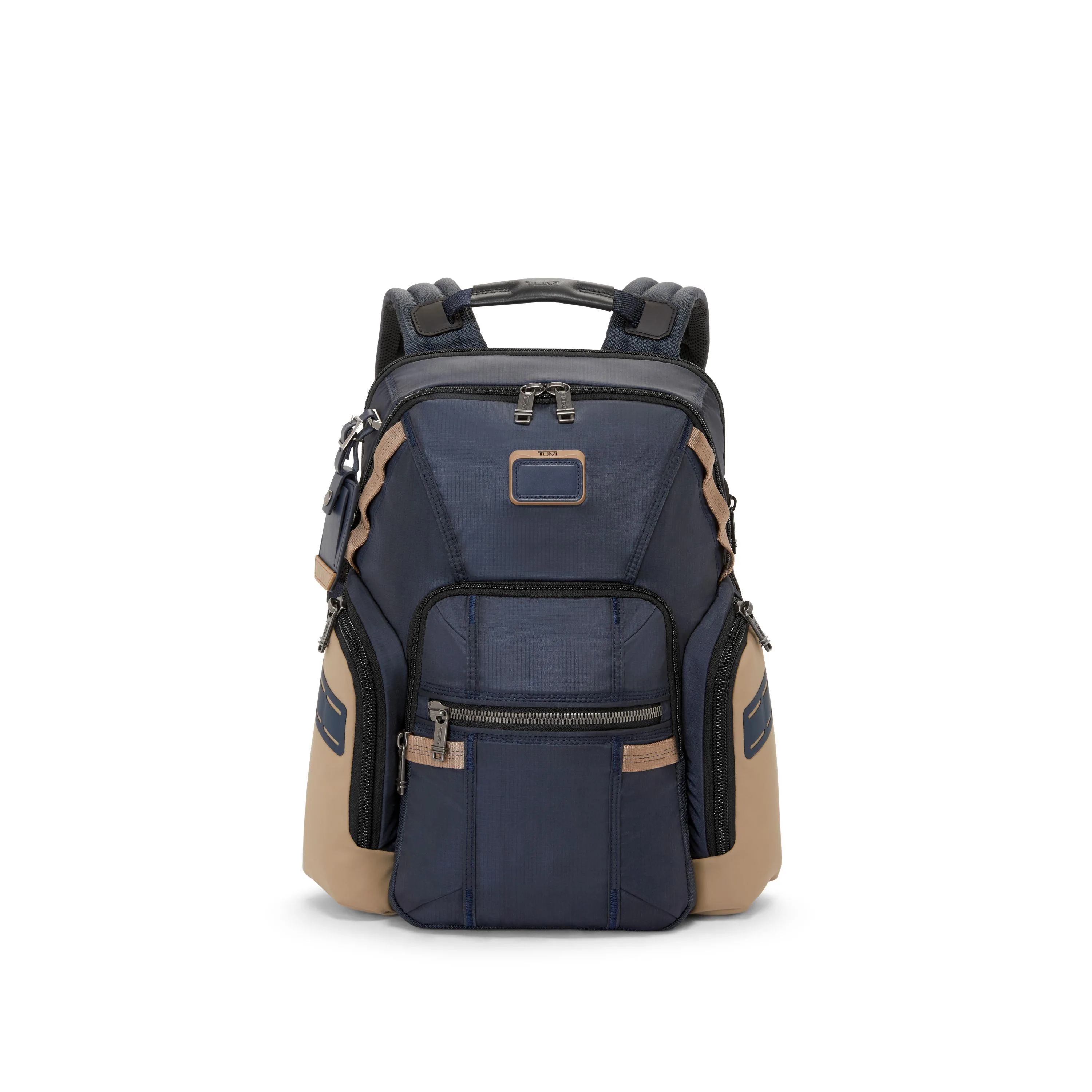 Tumi Alpha Bravo Navigation Backpack- Midnight Navy/Khaki