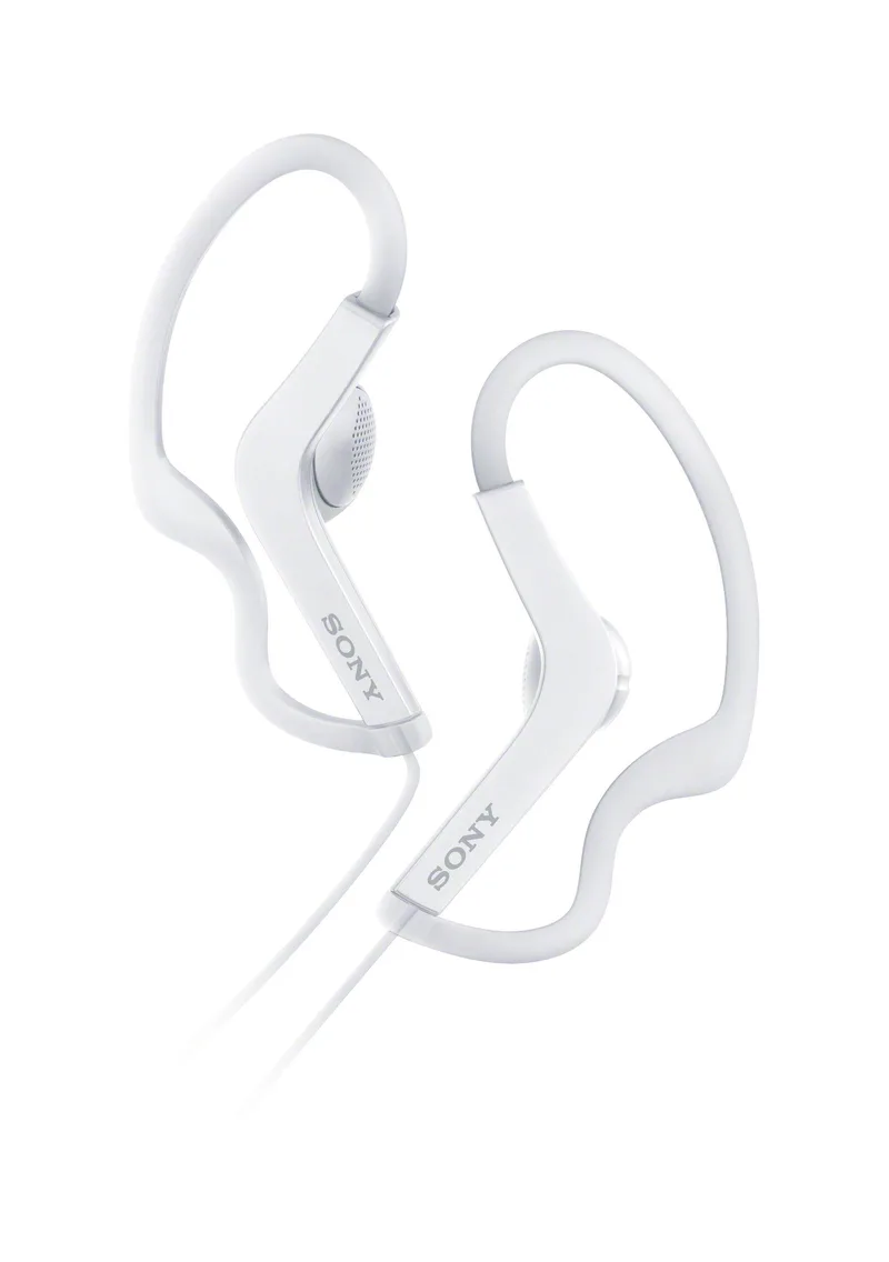 Sony As210 Sport Corded Earbuds White