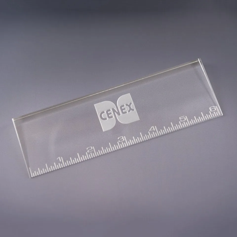 6" Oblique Ruler