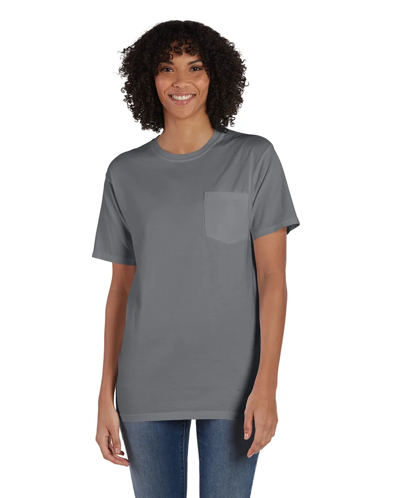 COMFORT WASH Unisex Garment-Dyed T-Shirt with Pocket view 5