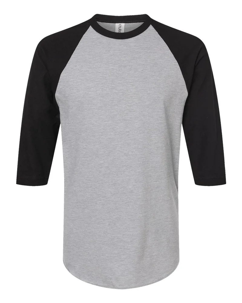 Tultex® Unisex Fine Jersey Raglan T-Shirt view 7