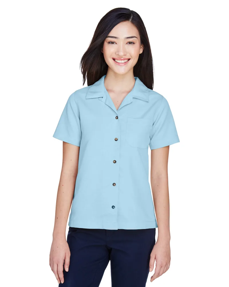 ULTRACLUB Ladies' Cabana Breeze Camp Shirt view 3