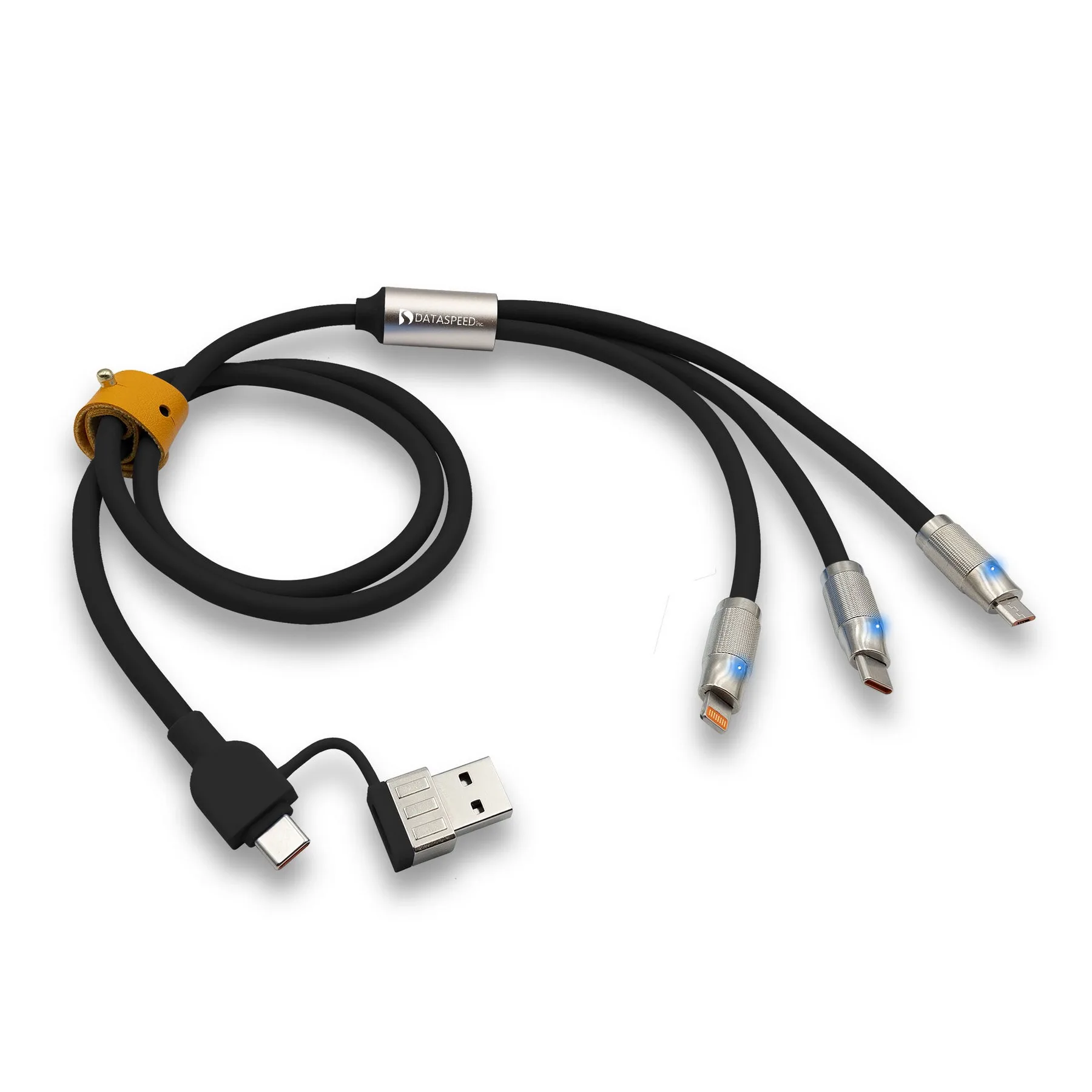 Heavy Duty Pro 5-in-1 USB cable with Interchangeable Charging Tips view 5
