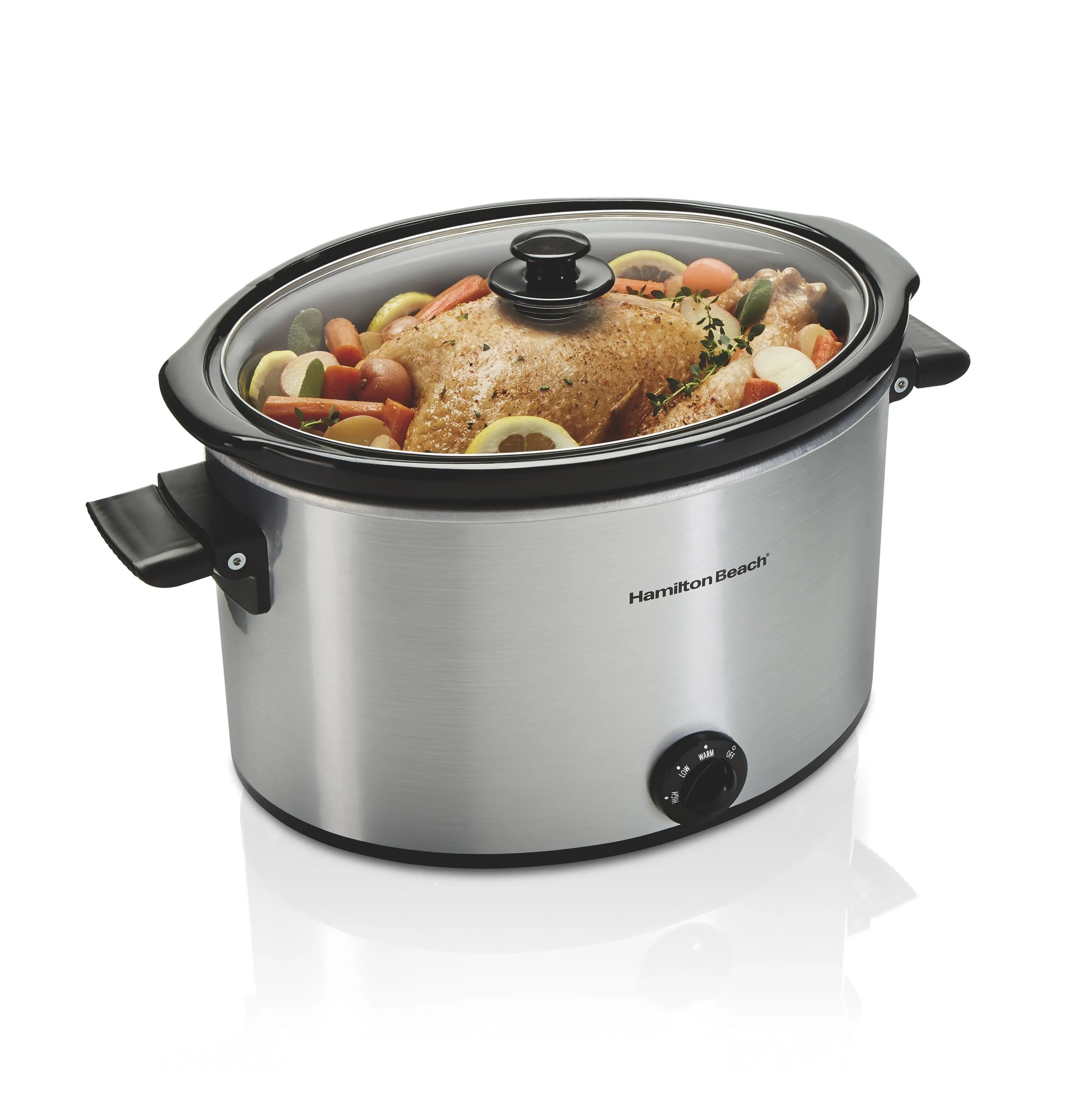 Hamilton Beach 33190F Slow Cooker With Extra-Large 10 Quart Capacity