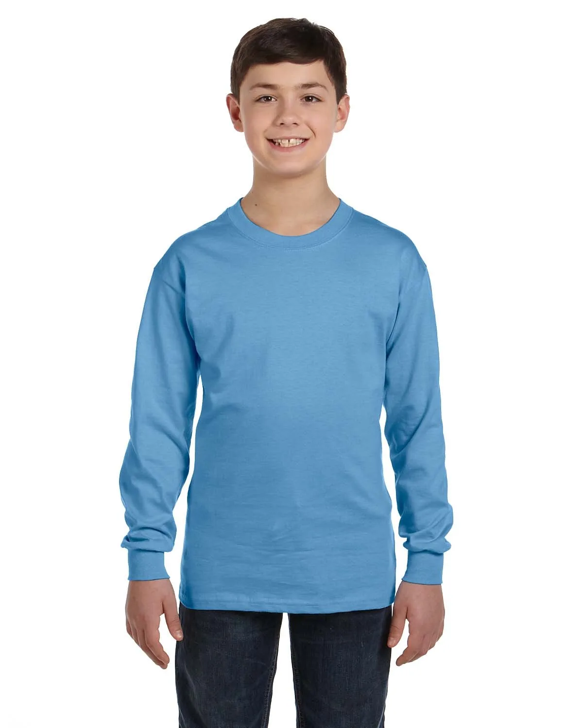 Gildan Youth Heavy Cotton™ Long-Sleeve T-Shirt view 2