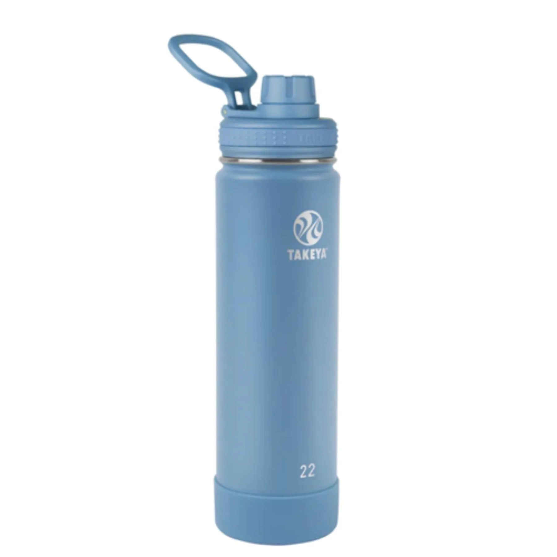 22 oz Takeya® Stainless Steel Insulated Active Water Bottle w/ Spout Lid view 3