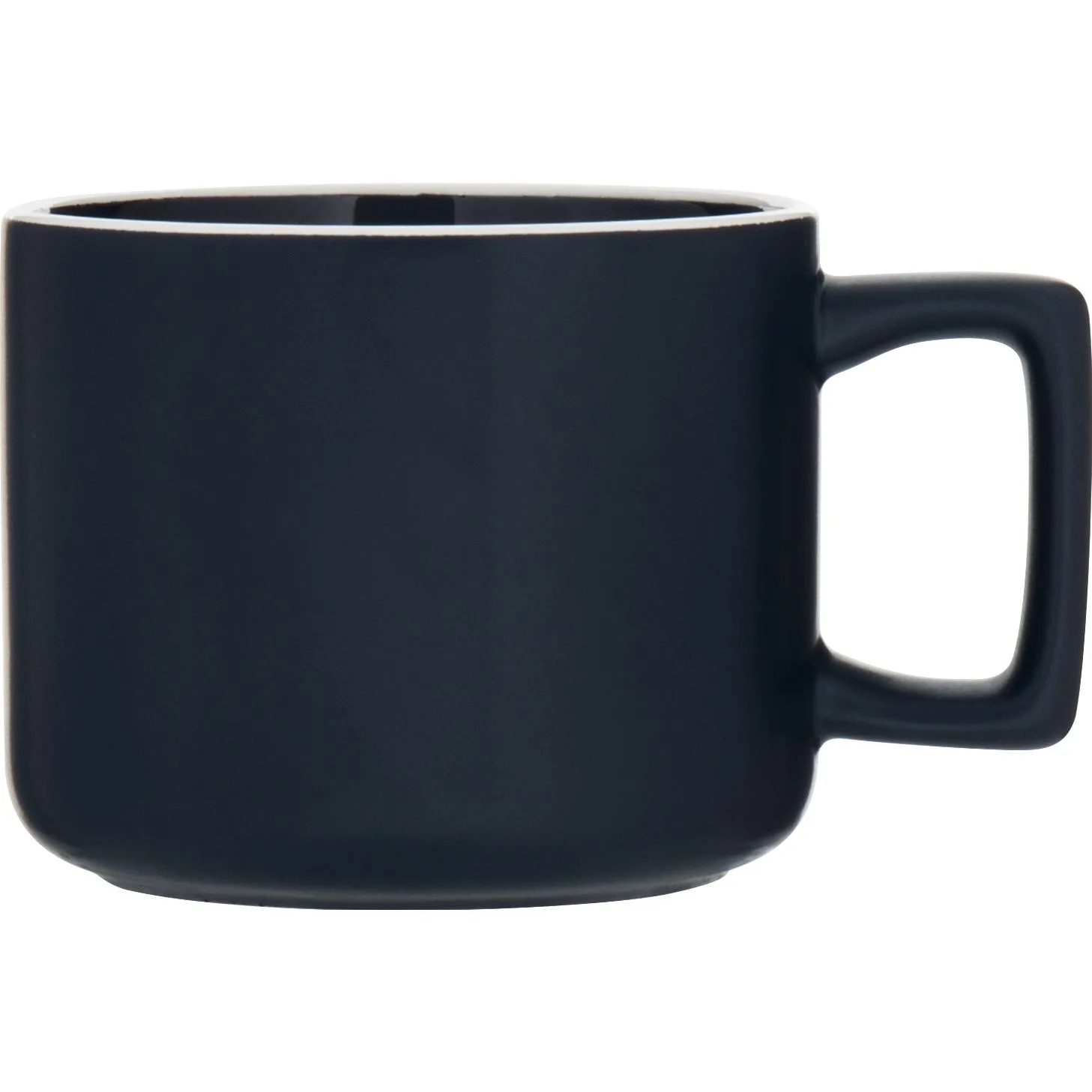 12 oz Helio Ceramic Mug (Matte Navy) view 2