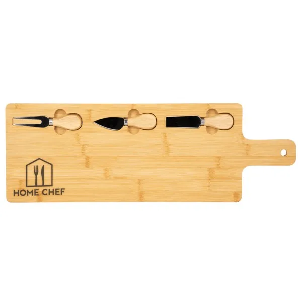 Long Charcuterie Board w/ Utensils view 2