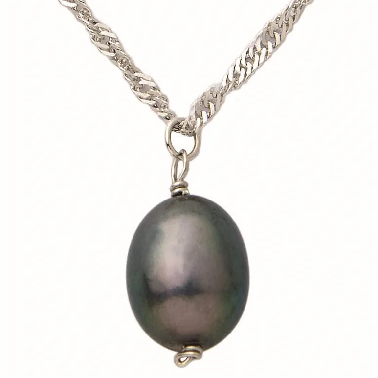 Jilco Inc Black Pearl Necklace