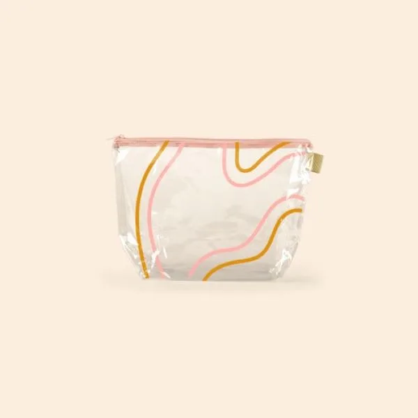 Clear/Gold/Pink Blank Front