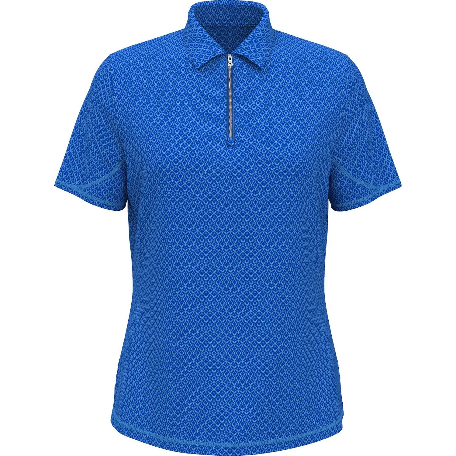 Callaway® All Over Stitched Moisture Wicking Women's Chev Polo Shirt with Custom Logo view 7