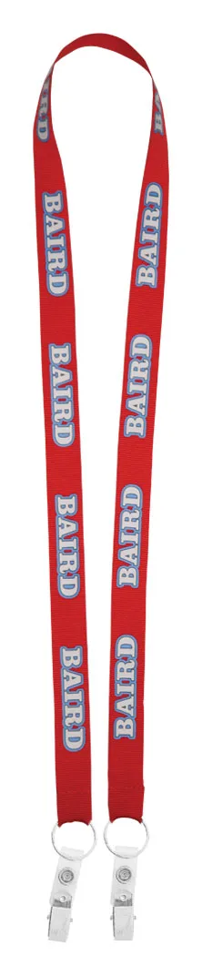 3/4" Econo Dual Attachment Lanyard (QuickShip) 18-24 Days view 4