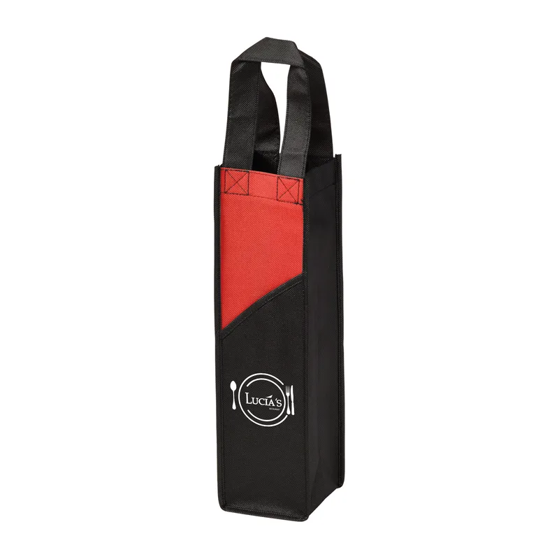 Sedona Non-Woven Wine Tote Bag view 3
