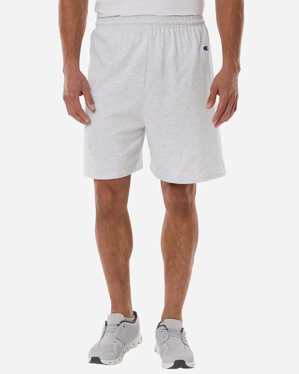 Champion® 6" Inseam Cotton Gym Shorts