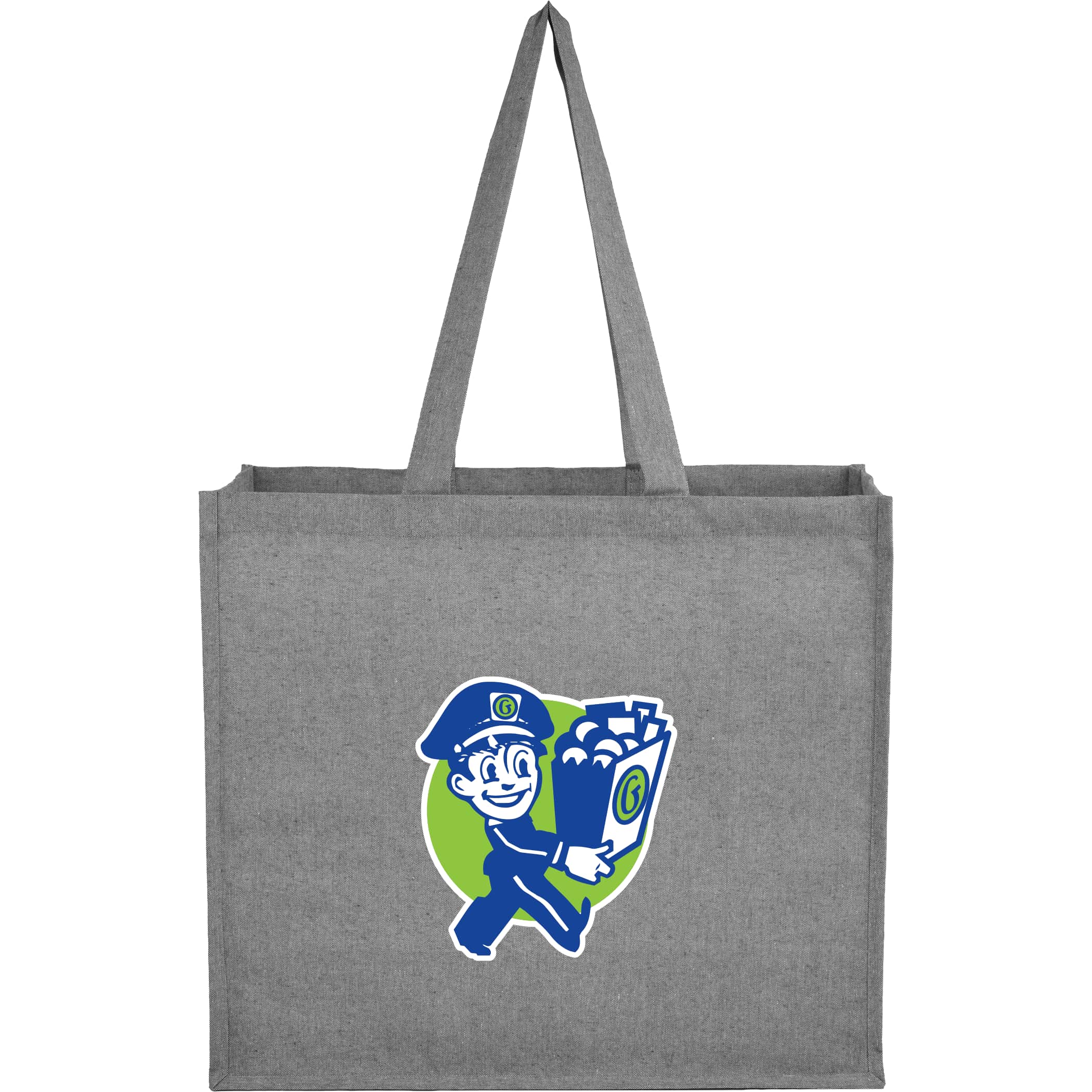 Laminated Cotton Shopper Tote
