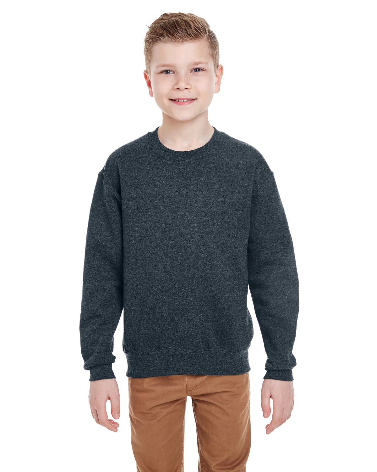 Jerzees Youth NuBlend® Fleece Crew view 3