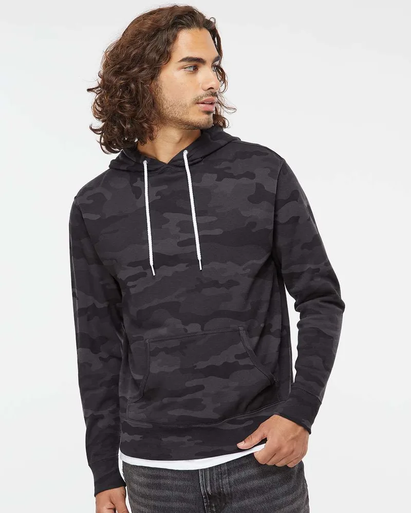 Independent Trading Co. Unisex Lightweight Hooded Sweatshirt view 3