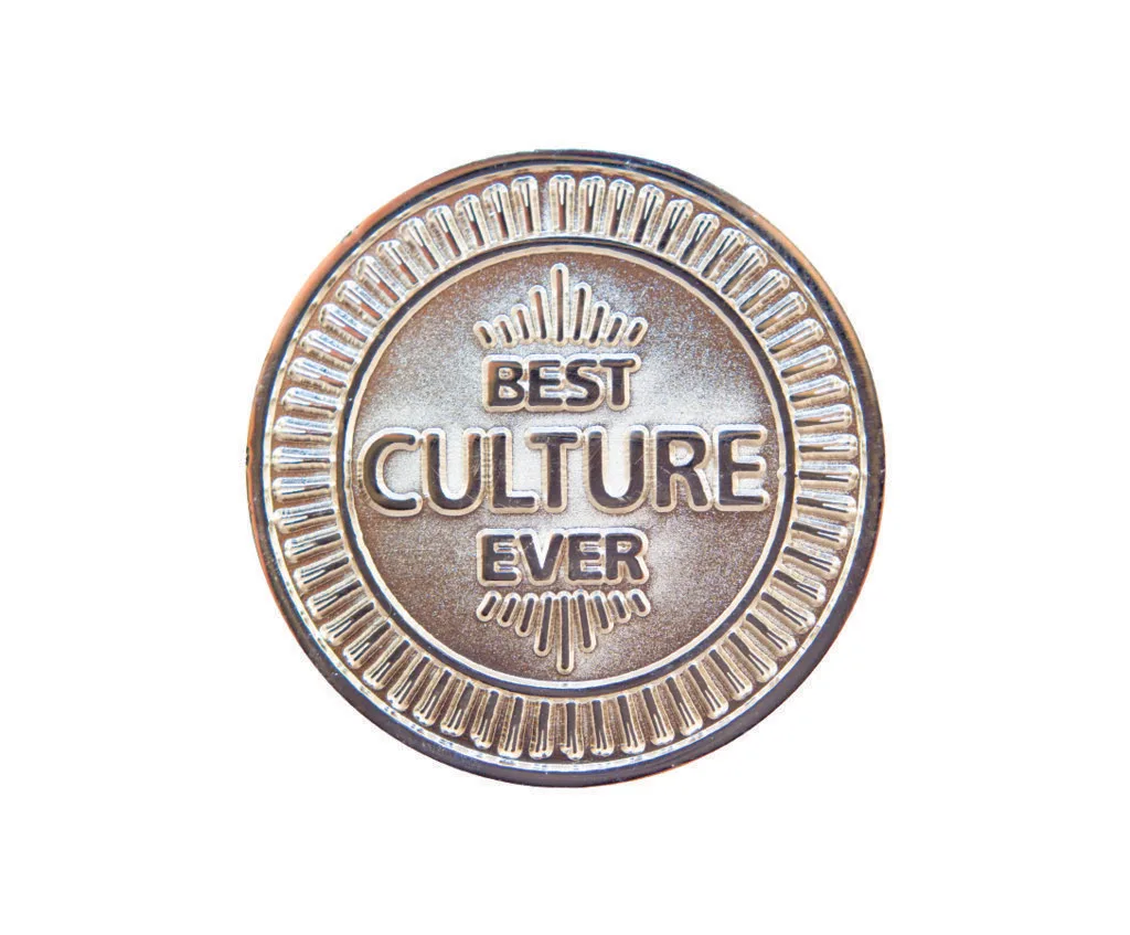 1.5" Challenge Coins - Zinc Core-Nickel Plating view 2