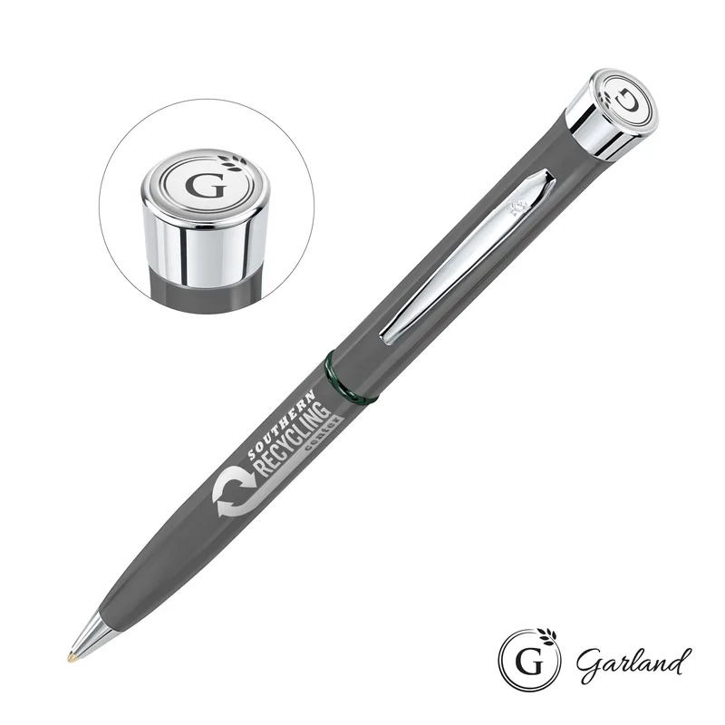 Garland® Recycled Ballpoint Twist Pen - Chrome Accent