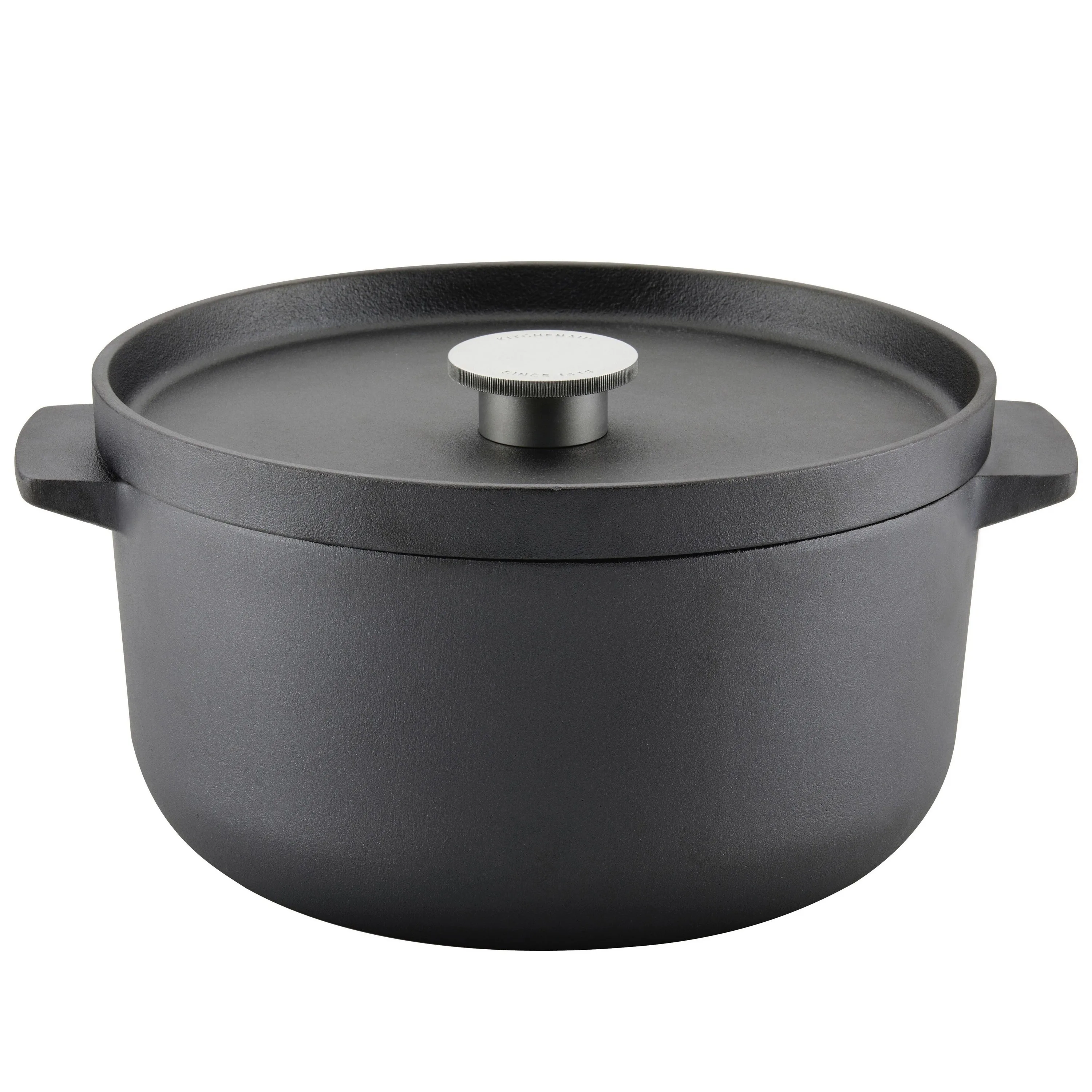 KitchenAid 6 Qt. Pre-Seasoned Cast Iron Round Dutch Oven